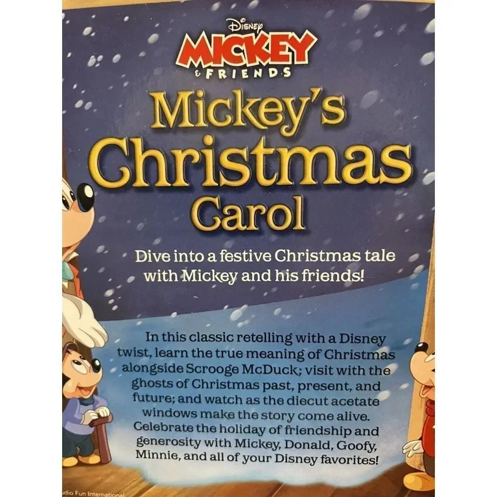 Disney Mickey's Christmas Carol by Megan Roth (2018, Hardcover)